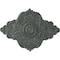 Ekena Millwork Piedmont Medallion (Canopies up to 6 1/2"), 67 1/8"W x 48 5/8"H x 1 7/8"P, Athenian Green Crackle CM67PEAGC - alternate 1